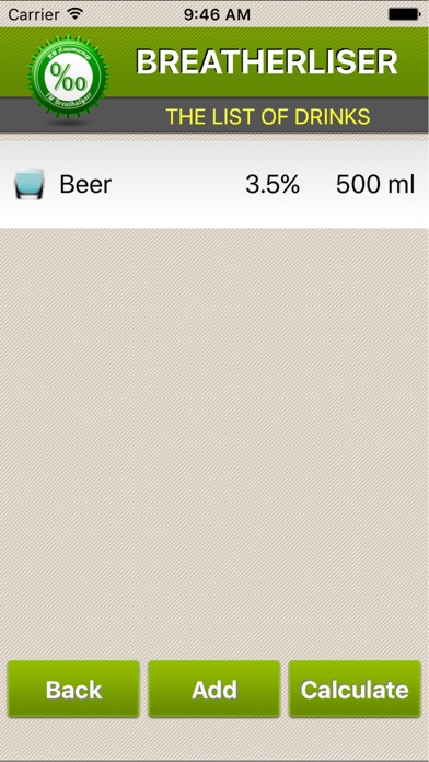 Screenshot #3 pour Éthylomètre