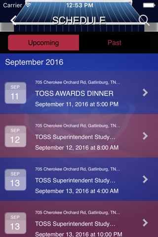 TOSS Events screenshot 3