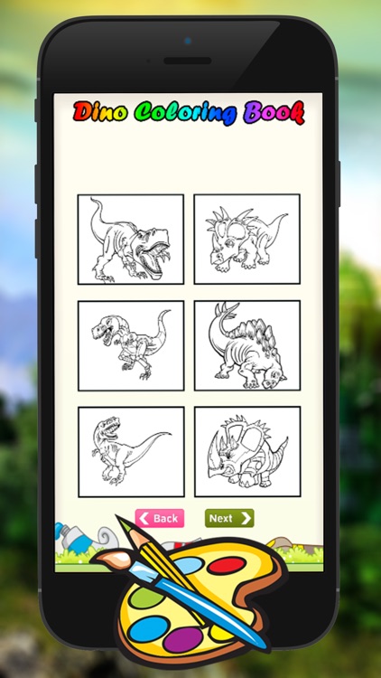Dino Coloring Book - Dinosaur Drawing for Kid Games