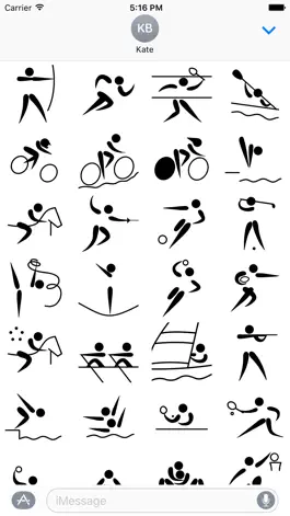 Game screenshot Sport stickers for iMessage apk