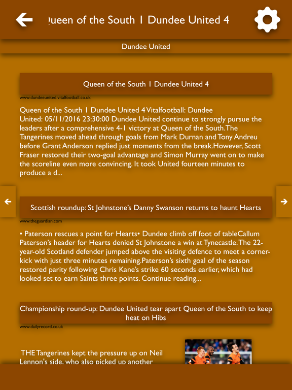 Screenshot #6 pour All The News - Dundee United Edition
