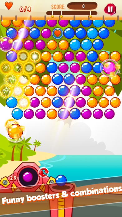 Bubble Time Blast Shooter - New Funny Games iPhone screenshot