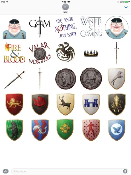 George R. R. Martin Stickers