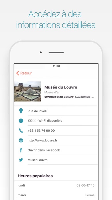 Screenshot #2 pour Paris Guide de voyages