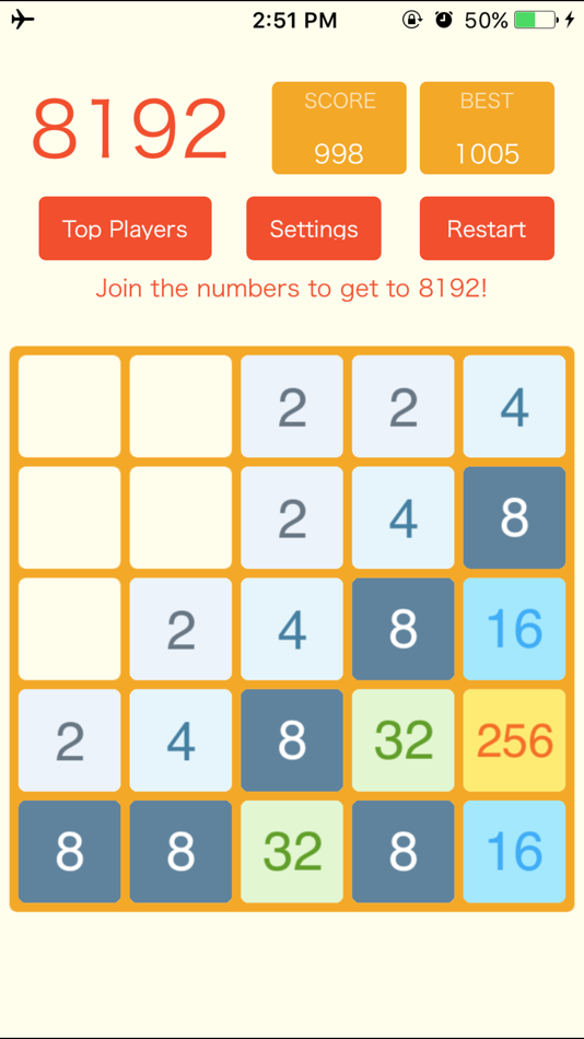 #1. Super 2048 - The Best Number Puzzle Original Game (iOS) Podle: ISMITECH COMPANY LIMITED