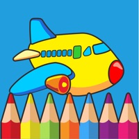 비행기 색칠 하기 책 그림 게임 영어 공부 어린이를위한 야놀자