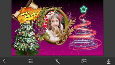 Holiday Xmas Photo Frame - Picture Editorのおすすめ画像2