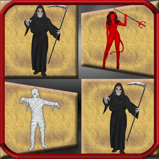 Halloween Costumes Memory Flash Cards icon