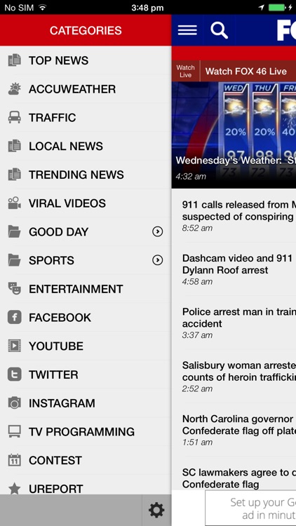 Fox 46 Charlotte screenshot-3