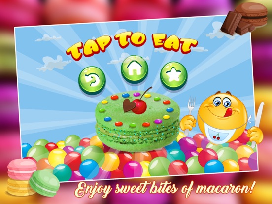 Macaron Cookies Maker 2 - Crazy Dessert Maker Game iPad screenshot