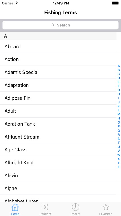 Fishing Terms - A Comprehensive Glossary