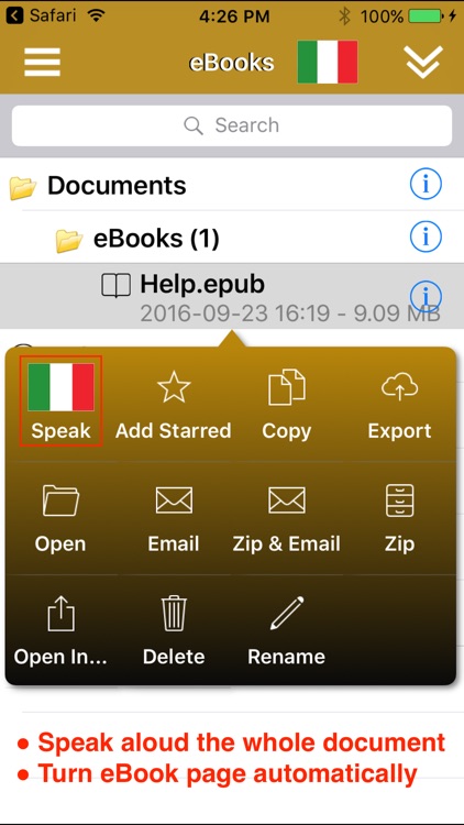 SpeakItalian 2 FREE (6 Italian Text-to-Speech) screenshot-3