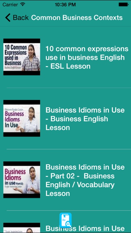 Business English - Vocabulary & Lessons in Context screenshot-3