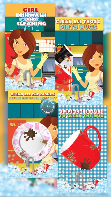 Girls Dish Wash And Cleaning screenshot-4