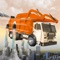 City Flying Garbage Truck Service. Dump Truck Sim.