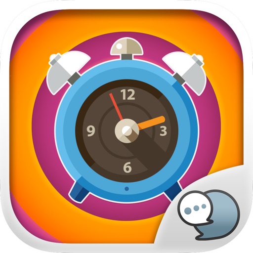 Clock Emoji icon Sticker Keyboard Themes ChatStick