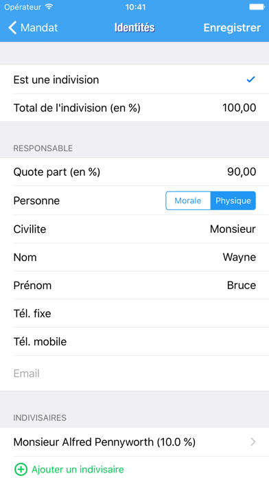 Screenshot #2 pour MDG WEB - Mandat de gestion