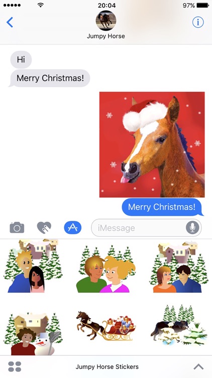 Jumpy Horse Stickers