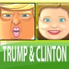 Trump And Clinton On Election Run