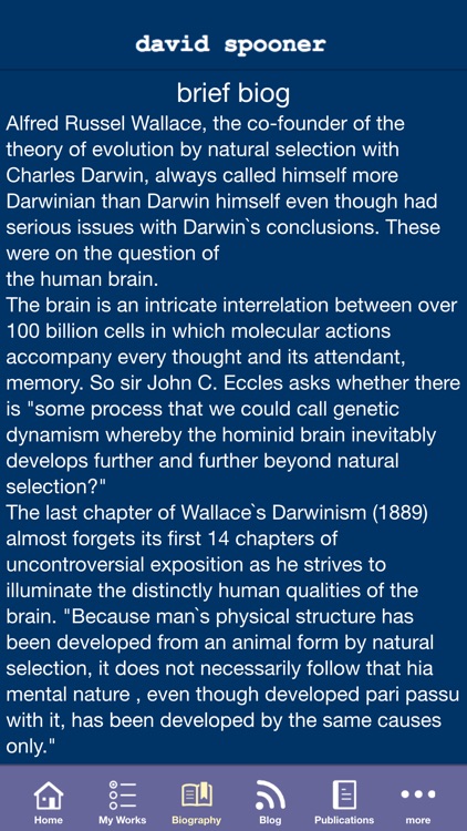 EVOLUTION AND A.R. W.ALLACE