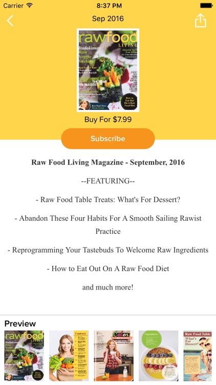Raw Food Living Magazine
