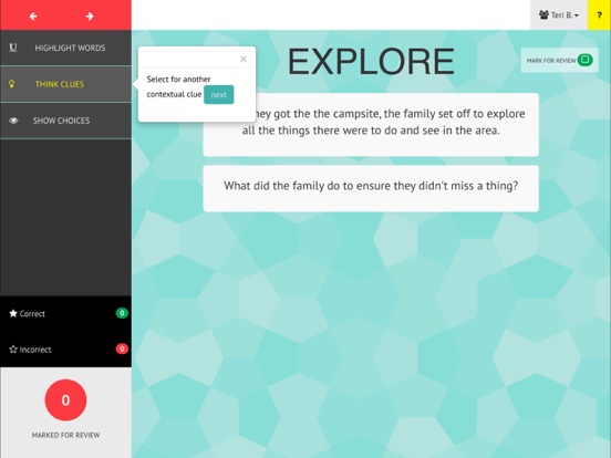 Screenshot #5 pour Clue Catcher All Grades Edition Context Clues