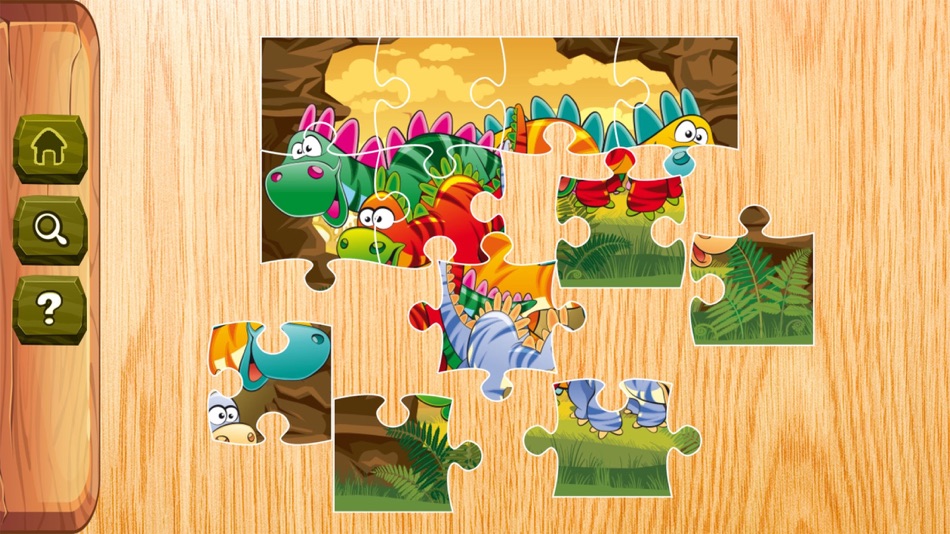 Dinosaur Jigsaw Puzzle - Magic Board Fun for Kids - 1.1 - (iOS)