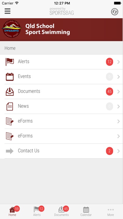 Qld School Sport Swimming - Sportsbag