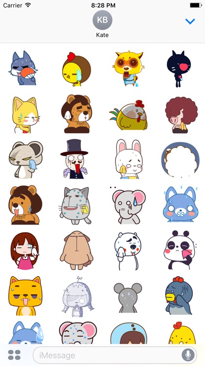 Animated Emoticon Stickers screenshot-3