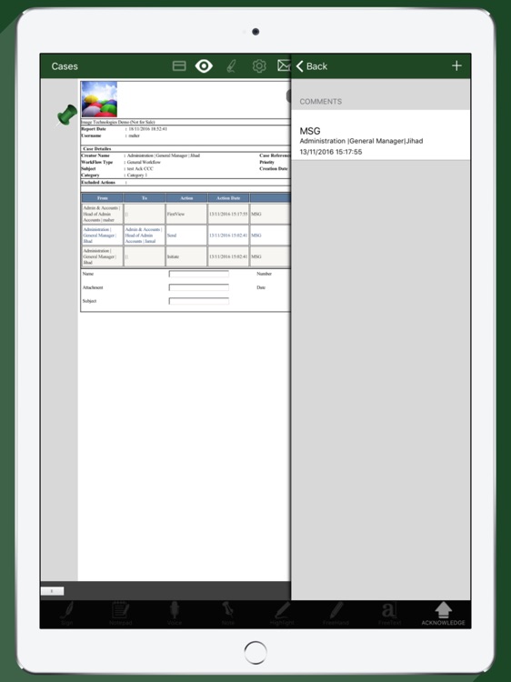 iApproval for docuTRAK