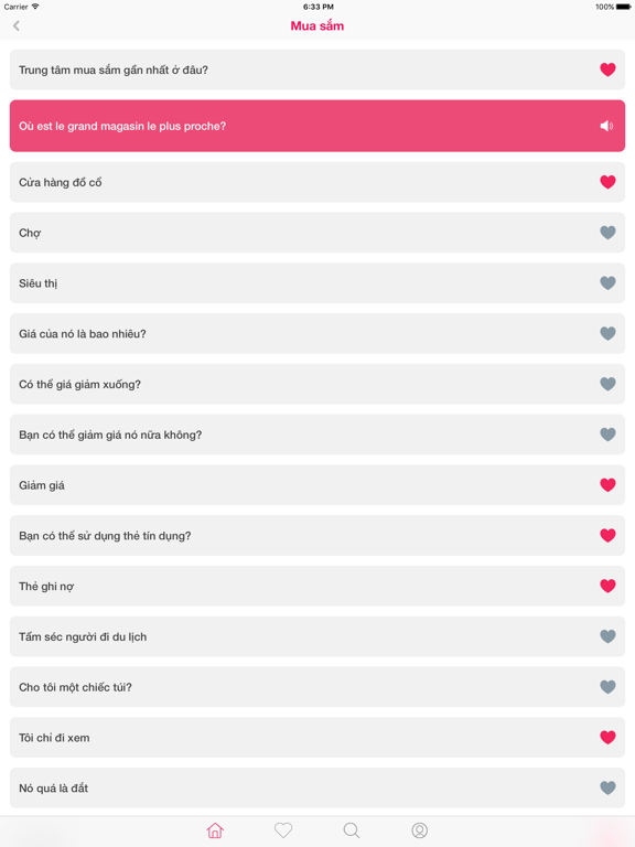 Screenshot #5 pour Tiếng Pháp Giao Tiếp Cho Người Việt