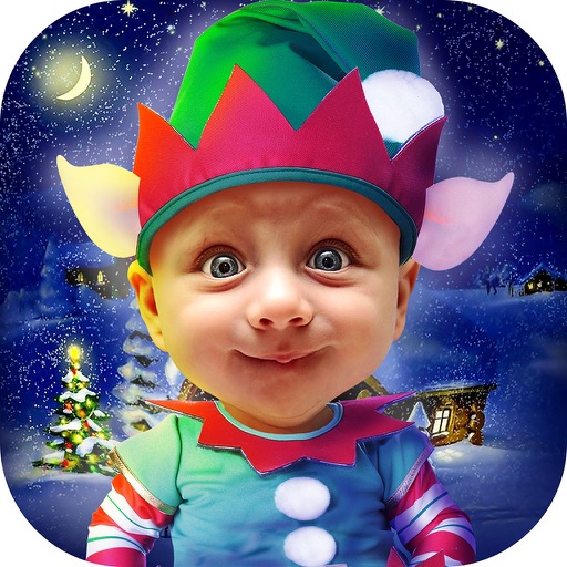 Elf Photo Booth – Christmas Camera Pic Stickers Icon