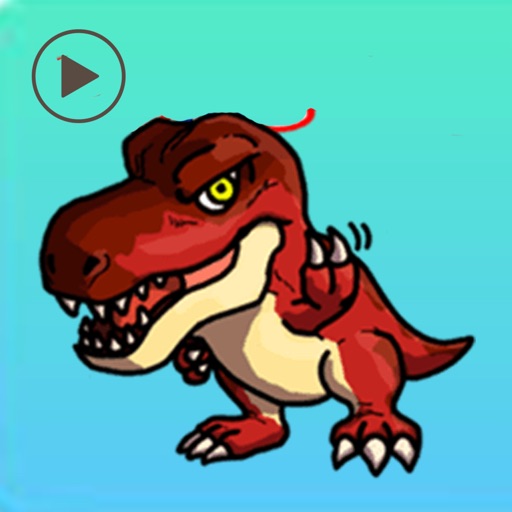 Stickers Dinosaur icon