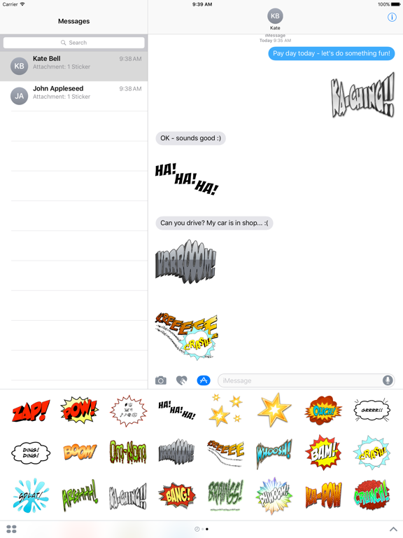 Screenshot #4 pour Comic Life Stickers