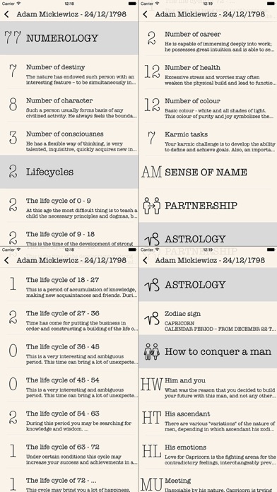 Destiny Map-Numerology Astrology Taro Screenshot 2