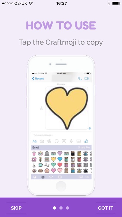 Craftmoji - the cute craft sticker App