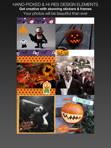 Screenshot #4 pour Pumpkin Pic Lab : Drôle Halloween Éditeur Photos