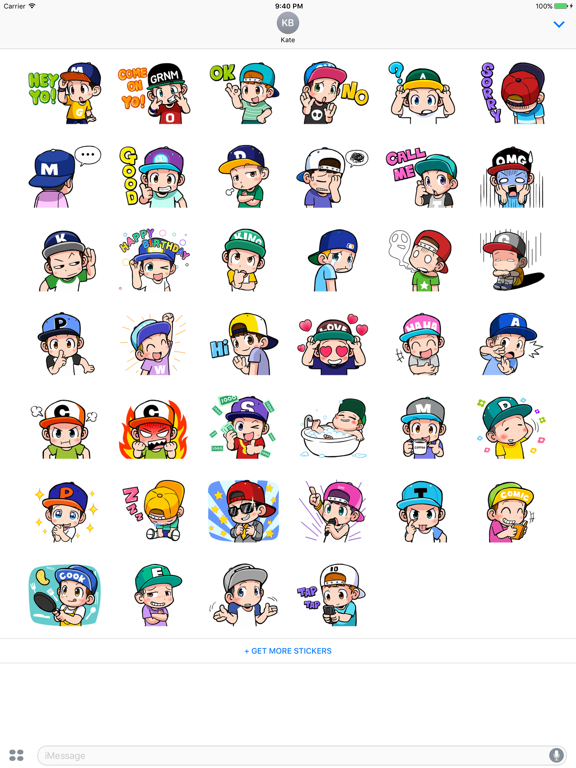 Screenshot #4 pour Naughty Boy - Cute stickers for iMessage