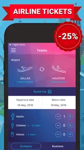 Cheap Airline Tickets – Cheap Travel! Best Prices! screenshot #1 for iPhone