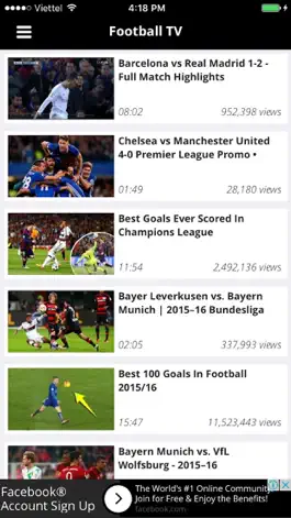 Game screenshot Football TV - Latest Highlights and Goal 2016 2017 mod apk