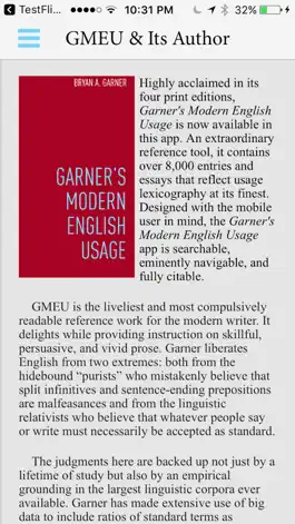 Game screenshot Garner's Modern English Usage mod apk