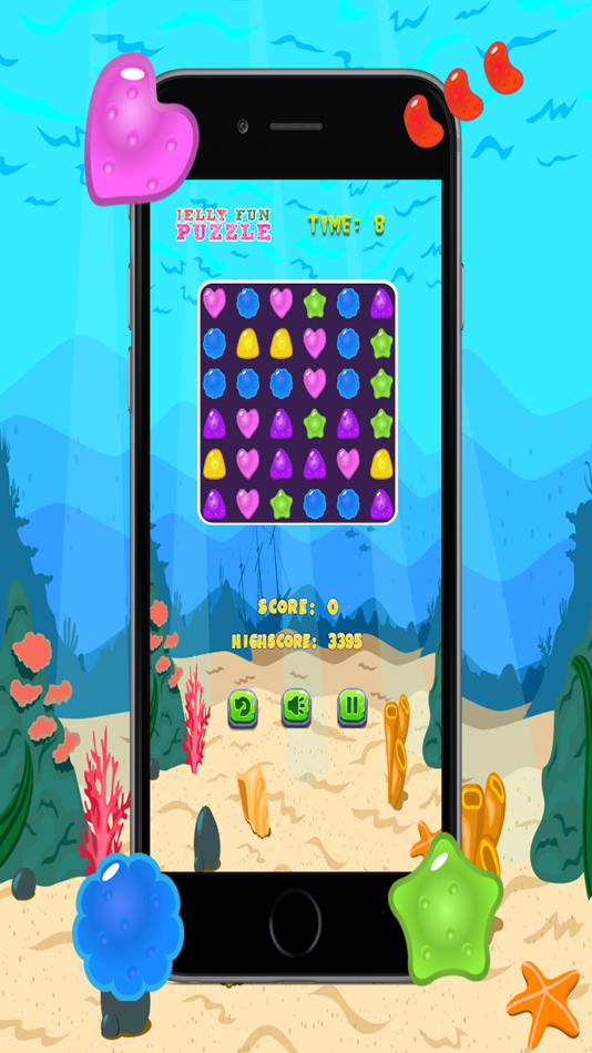 #2. Jelly Fun Puzzle Matching Three: Free Match 3 Game (iOS) 由: Jadet Daengsaengtien