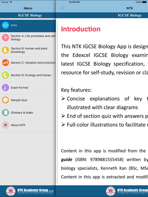 Screenshot #5 pour NTK IGCSE Biology