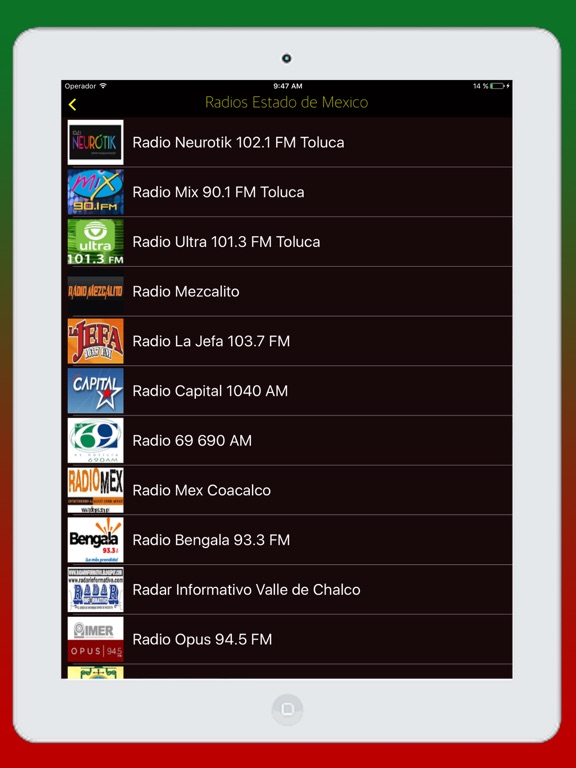 Screenshot #5 pour México Radios - Estaciones de Radio Online FM AM
