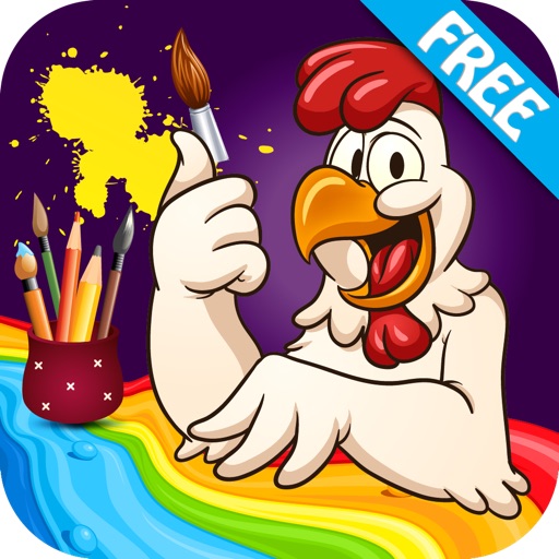 Tiny Chicken Painting icon