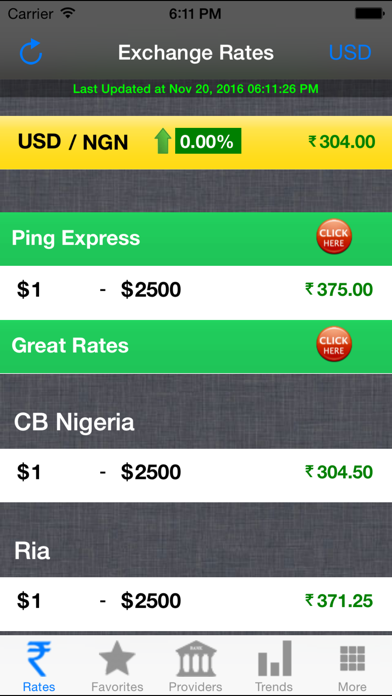 Screenshot #1 pour Naira Exchange Rates