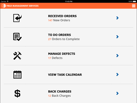 SupplyPro Field Management Services app screenshot 2