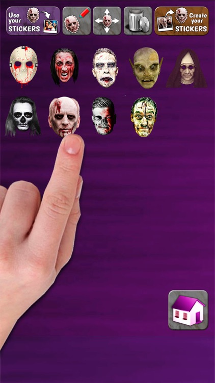 Cut paste Halloween with Stickers - Premium