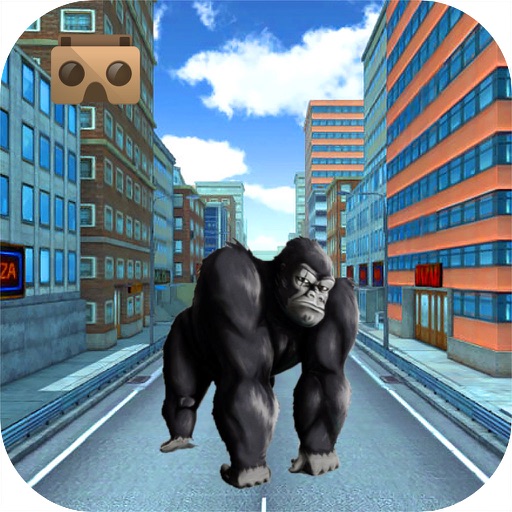 VR Angry Gorilla Rampage in City