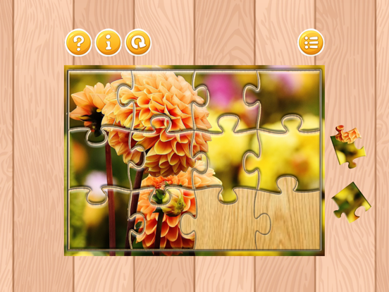 Flower Jigsaw Puzzle HD Games Free iPad screenshot